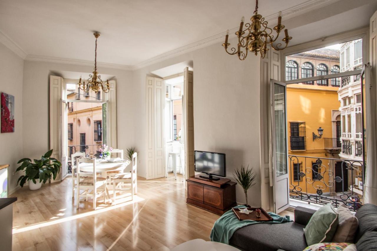 מאלגה Luminoso Apartamento De Dos Habitaciones Con Vistas A Las Catedral מראה חיצוני תמונה