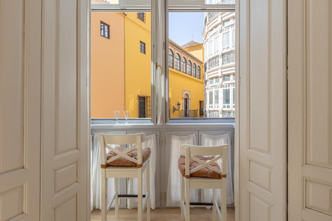מאלגה Luminoso Apartamento De Dos Habitaciones Con Vistas A Las Catedral מראה חיצוני תמונה